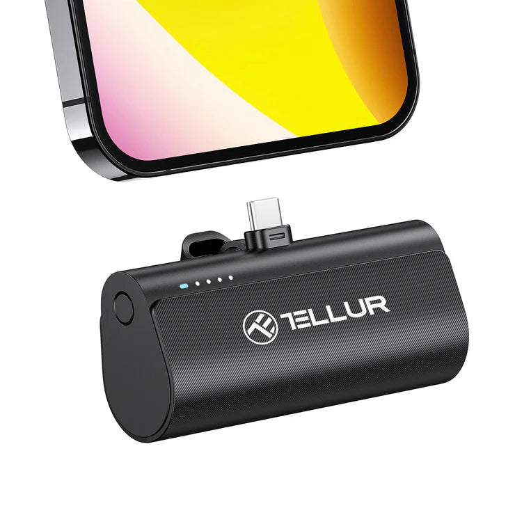 Tellur PD201 Powerbank, 5000mAh, QC3.0 18W + PD20W, USB-C, Black
